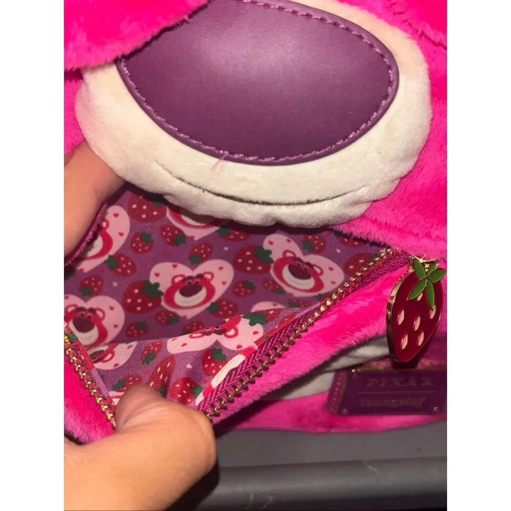 NWOT Loungefly Disney RARE Exclusive Toy Story Lotso Plush Pocket Mini Backpack